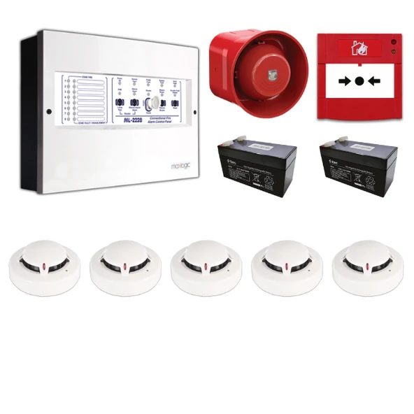 Mavigard Maxlogic 5’li Konvansiyonel Yangın Alarm Seti ürün görseli 1
