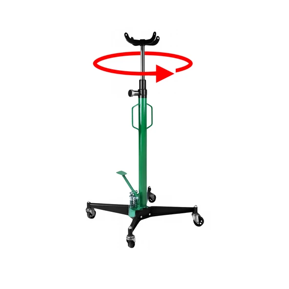 Çift Pistonlu Dikey Şanzuman Krikosu 0.5 Ton Taşıma 1.164 - 1.981 cm Kaldırma 360° Dönerli Hidrolik ürün görseli 1