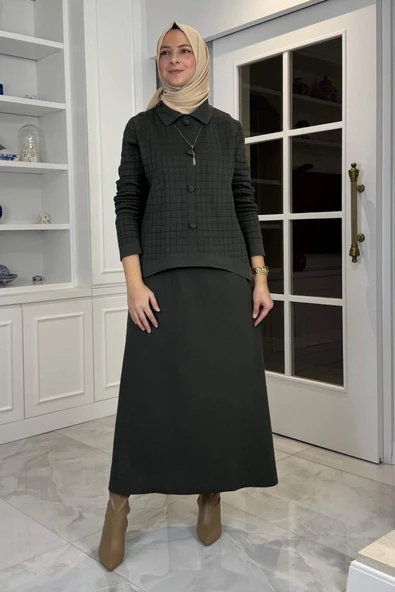 Kumsal Triko Takım Haki - Resim 6