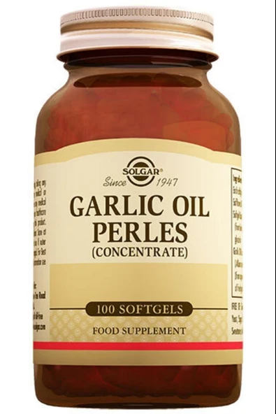 Solgar Garlic Oil 100 Kapsül ürün görseli 1