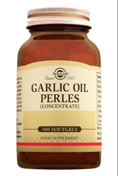 Solgar Garlic Oil 100 Kapsül ürün görseli 1