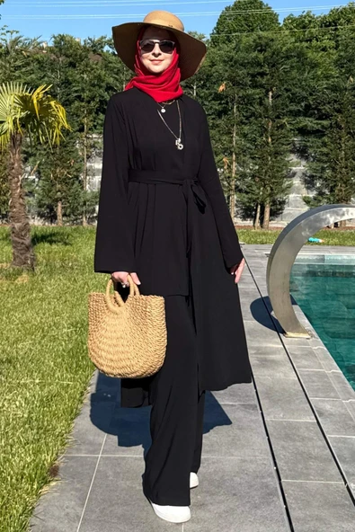 Yaren Üçlü Takım Siyah - Resim 6