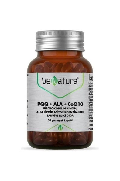 VeNatura PQQ+ALA+KoenzimQ10+Alfa Lipoik Asit 30 Kapsül ürün görseli 1