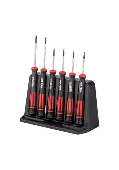 Ceta Form H990406 6 Parça CTronıc Elektronikçi Tornavida Takımı Torx Pls Organizerli ürün görseli 1