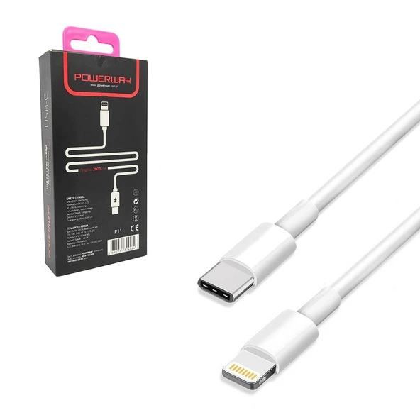 Gammers Powerway Şarj Data Kablosu Type-C To İphone Ip-11 ürün görseli 1