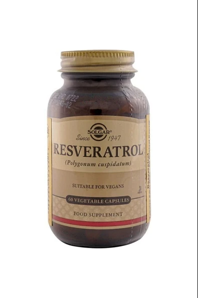 Solgar Resveratrol 60 Kapsül ürün görseli 1
