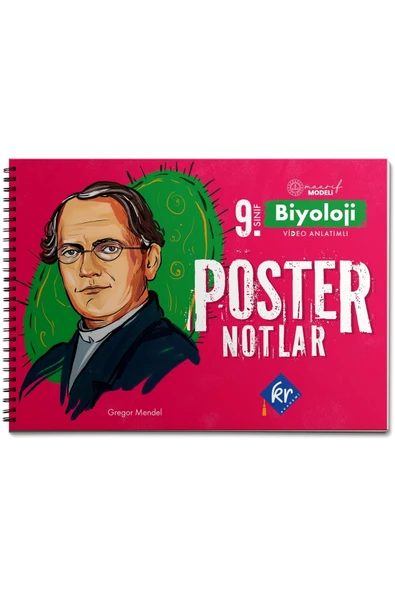 9. Sınıf Maarif Modeli Biyoloji Poster Notlar KR Akademi Yayınları ürün görseli 1