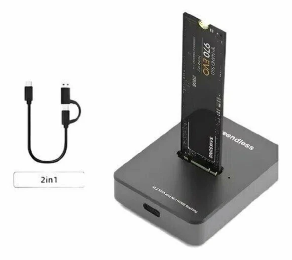 M.2 NVME DOCKİNG STATİON ürün görseli 1