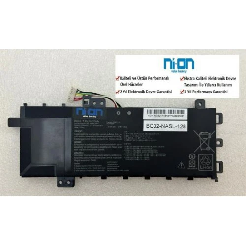Nion Asus VivoBook 15 X512DK-BR203T uyumlu Notebook Batarya - Pil ürün görseli 1