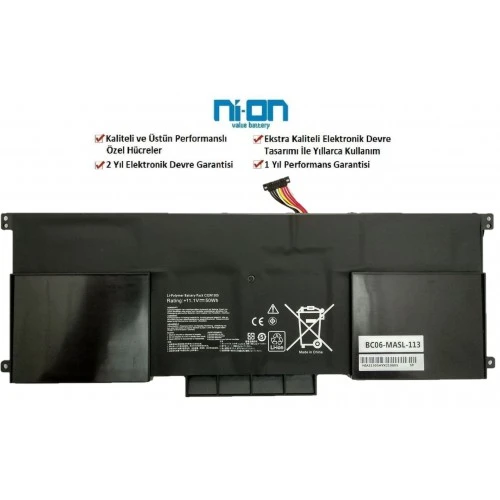 Nion Asus C32N-1305 UX301L C32N1305 uyumlu Notebook Batarya - Pil ürün görseli 1