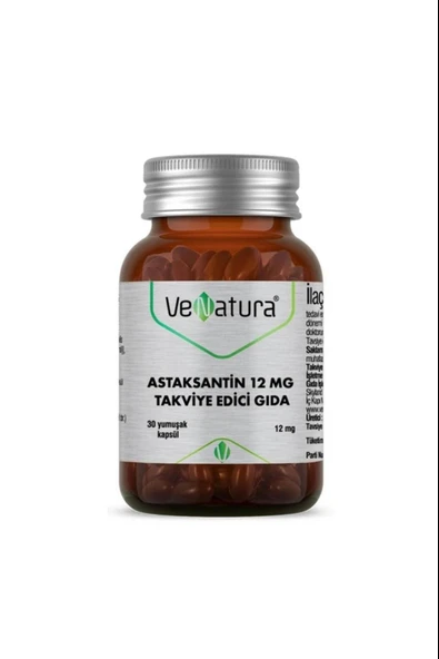 Venatura Astaksantin 12 mg 30 Kapsül ürün görseli 1