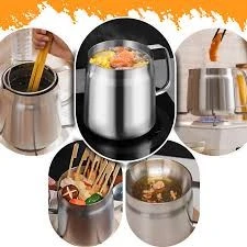 ÇELİK KIZARTMA TENCERESİ 2 lt - Resim 4