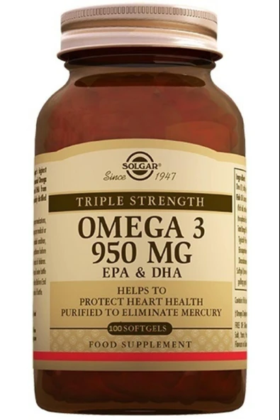 Solgar Omega-3 950 Mg 100 Kapsül - Resim 2