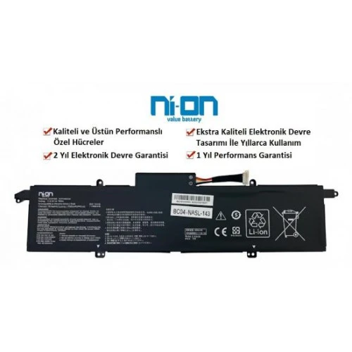 Nion Asus uyumlu Rog ZEPHYRUS GA401II,Rog ZEPHYRUS PX401IV-BM166R Notebook Batarya - Pil ürün görseli 1