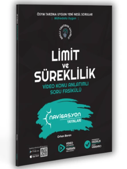 LİMİT VE SÜREKLİLİK KONU ANLATIMLI SORU FASİKÜLÜ-ESKİ ürün görseli 1