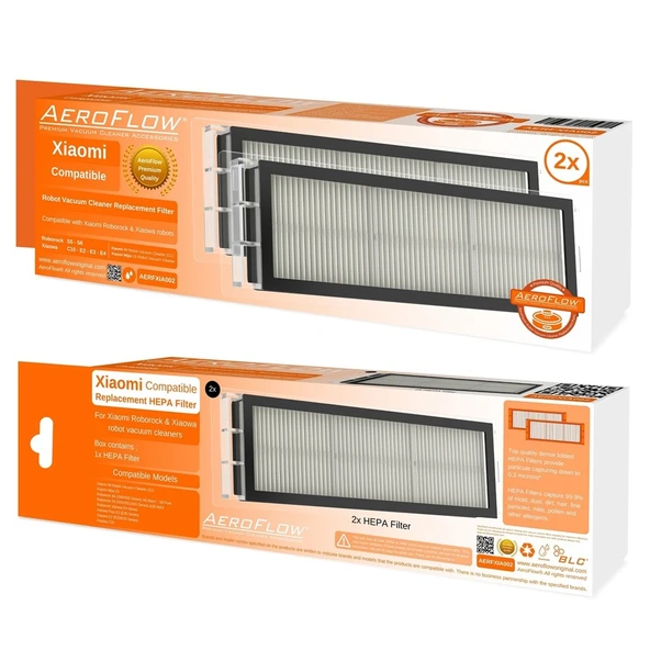 AeroFlow Xiaomi İle Uyumlu E35 Süpürge Hepa Filtresi (Garantili) ürün görseli 1