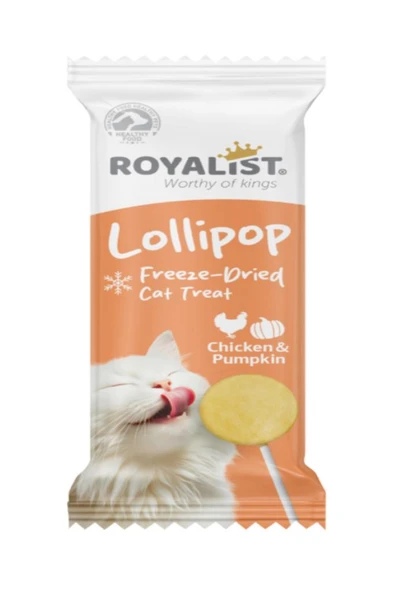 03814 Royalist Lolipop Tavuklu ve Balkabaklı Kedi Ödülü ürün görseli 1