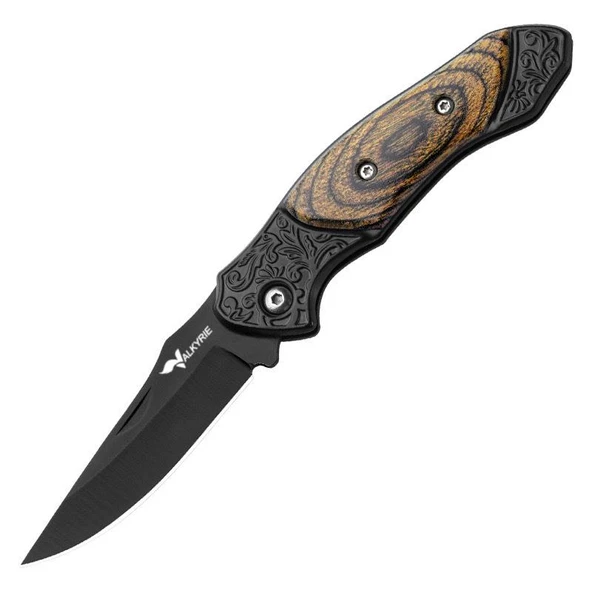 Valkyrie Mini Taktik Katlanır Çelik Outdoor Bıçak – 15.8 cm – Kompakt & Dayanıklı Tasarım Sarı ürün görseli 1