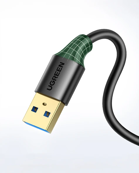 UGREEN USB 3.0 Uzatma Kablosu, 1 Metre, Siyah, 10368 ürün görseli 1
