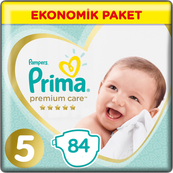 Prima Premium Care 5 Beden Bebek Bezi 11-18 Kg (2*42) 84 Adet ürün görseli 1