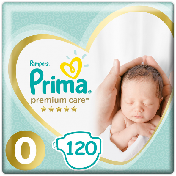 Prima Prematüre Bebek Bezi Yenidoğan 0 Numara 30*4 120 Adet ürün görseli 1