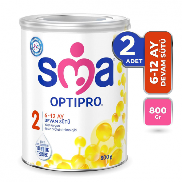 SMA Optipro 2 Bebek Maması 800 gr 2 Adet ürün görseli 1