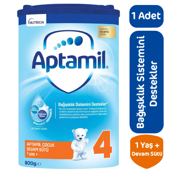 Aptamil Devam Sütü 4 Numara 800 gr ürün görseli 1