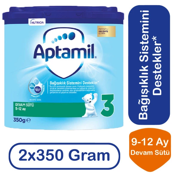 Aptamil Devam Sütü 3 Numara 350 gr 2 li Paket ürün görseli 1
