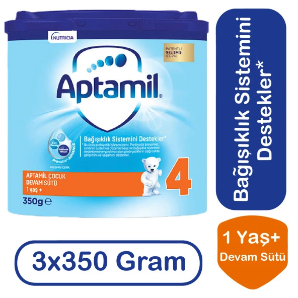 Aptamil Devam Sütü 4 Numara 350 gr 3 lü Paket ürün görseli 1