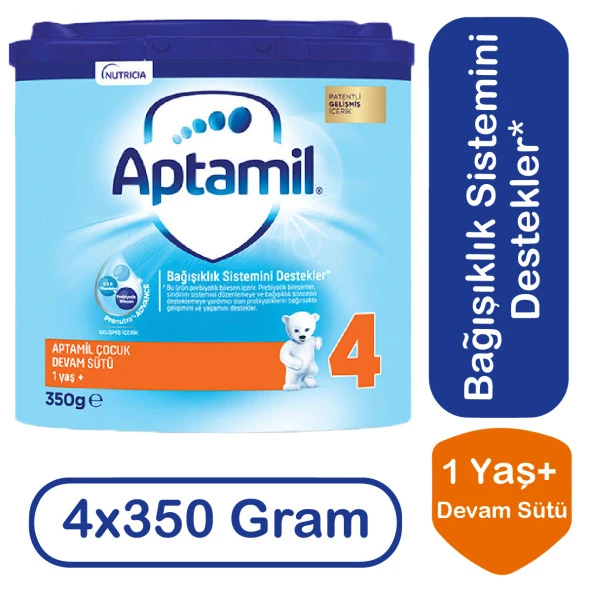 Aptamil Devam Sütü 4 Numara 350 gr 4 lü Paket ürün görseli 1