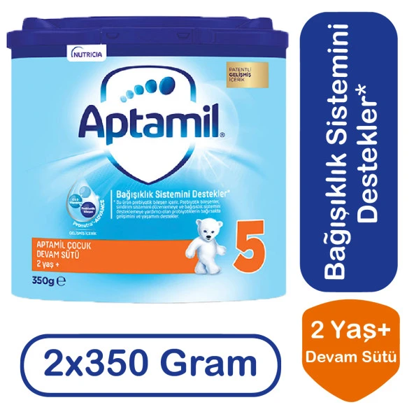 Aptamil Devam Sütü 5 Numara 350 gr 2 li Paket ürün görseli 1