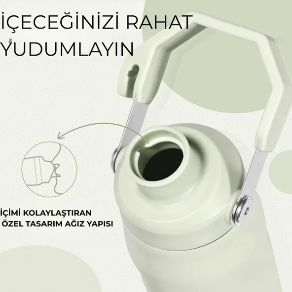 720 ml Paslanmaz Çelik Çift Katmanlı Termos - Resim 3