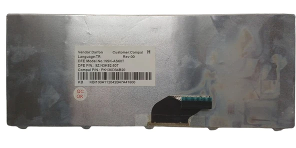 NSK-AS60T Notebook Klavye Yenilenmiş Ürün - Resim 2