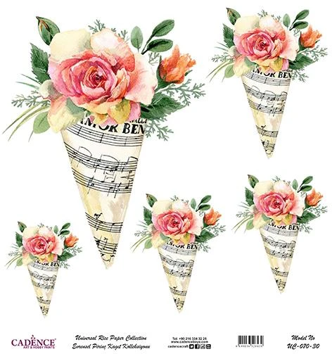 Cadence Evrensel Pirinç Dekopaj Kağıdı - UC-070 ürün görseli 1