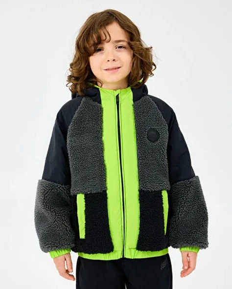 Skechers SK2520045-1602 B Fleece Full Zip Sherpa Erkek Çocuk Polar ürün görseli 1