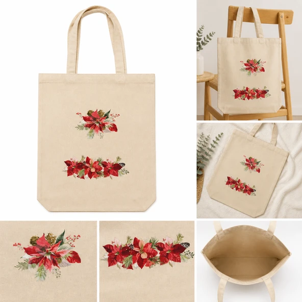 Baskılı Kumaş Çanta 35x40cm CK-001 ürün görseli 1