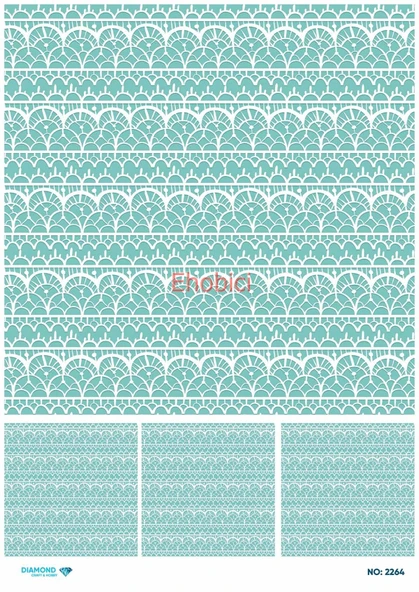 Diamond Pirinç Dekopaj Kağıdı - 2264 ürün görseli 1