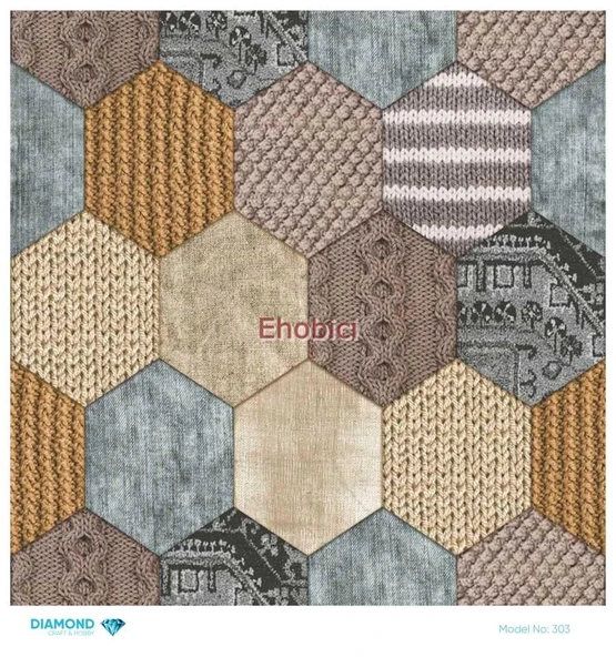 Diamond Pirinç Dekopaj Kağıdı - 303 - 30x30 ürün görseli 1