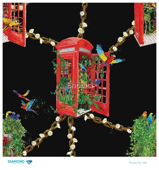 Diamond Pirinç Dekopaj Kağıdı - 148 - 30x30 ürün görseli 1