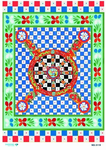 Diamond Pirinç Dekopaj Kağıdı - 5119 ürün görseli 1