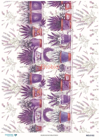 Diamond Pirinç Dekopaj Kağıdı - 5102 ürün görseli 1