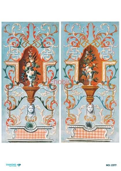 Diamond Pirinç Dekopaj Kağıdı - 2377 ürün görseli 1