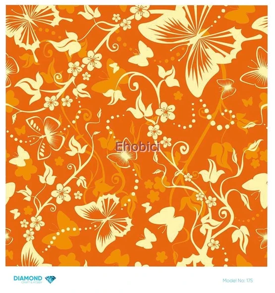 Diamond Pirinç Dekopaj Kağıdı - 175 - 30x30 ürün görseli 1