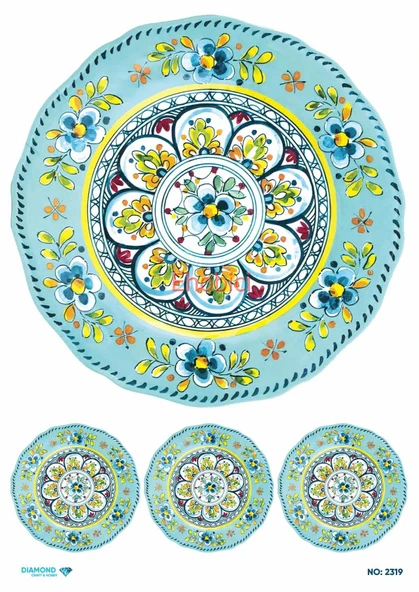 Diamond Pirinç Dekopaj Kağıdı - 2319 ürün görseli 1