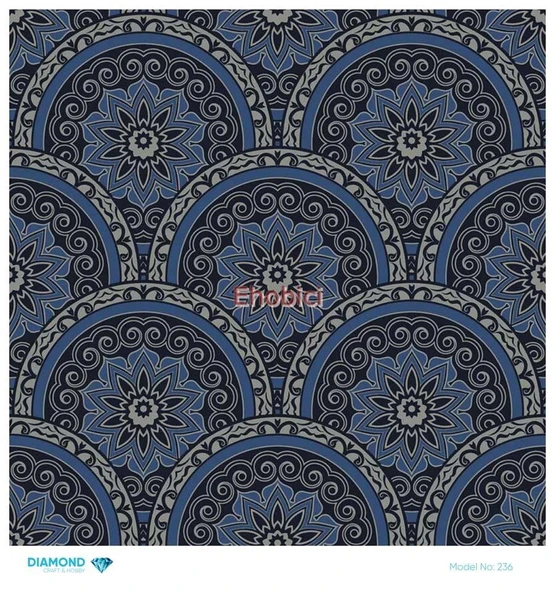 Diamond Pirinç Dekopaj Kağıdı - 236 - 30x30 ürün görseli 1