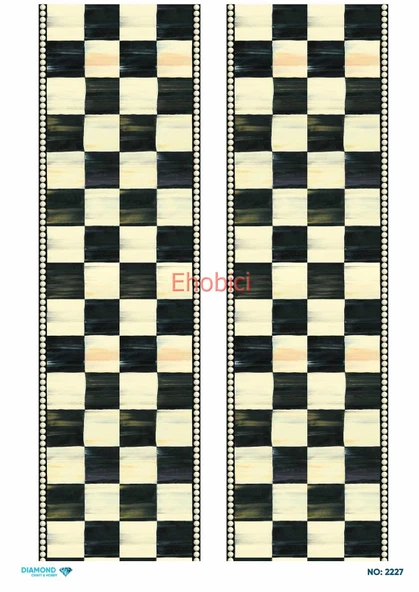 Diamond Pirinç Dekopaj Kağıdı - 2227 ürün görseli 1