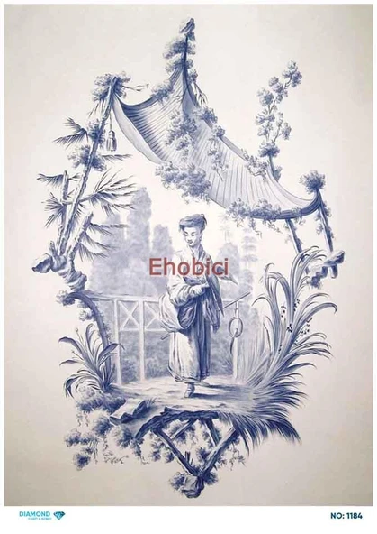 Diamond Pirinç Dekopaj Kağıdı - 1184 ürün görseli 1
