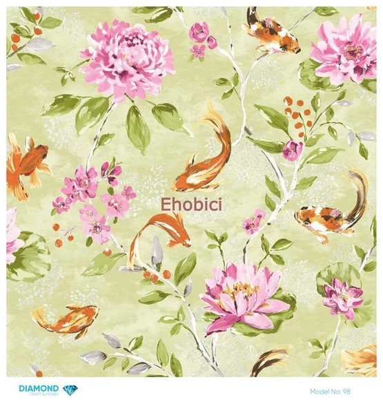 Diamond Pirinç Dekopaj Kağıdı - 098 - 30x30 ürün görseli 1