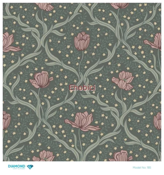 Diamond Pirinç Dekopaj Kağıdı - 185 - 30x30 ürün görseli 1