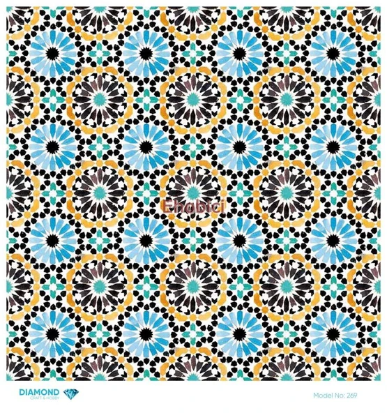 Diamond Pirinç Dekopaj Kağıdı - 269 - 30x30 ürün görseli 1